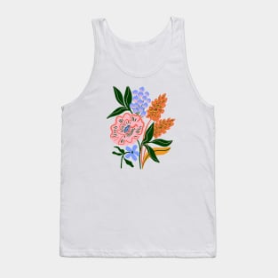 Fresh floral illustration Tank Top